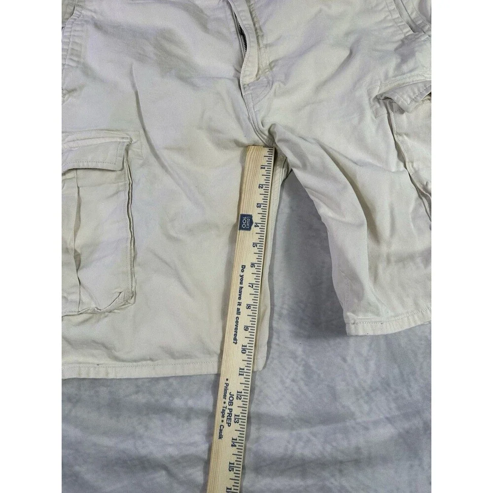 Levis Shorts Mens 38 Beige Cargo Utility White Tab Size 38